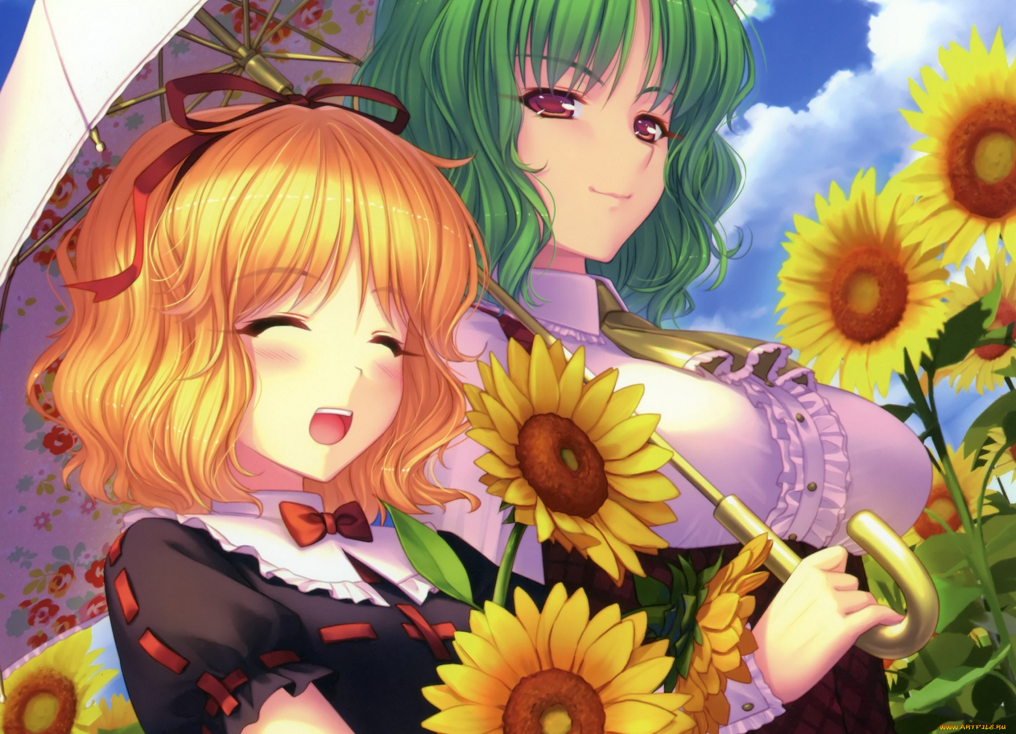 , touhou, , , , kazami, yuuka, , , medicine, melancholy, sayori